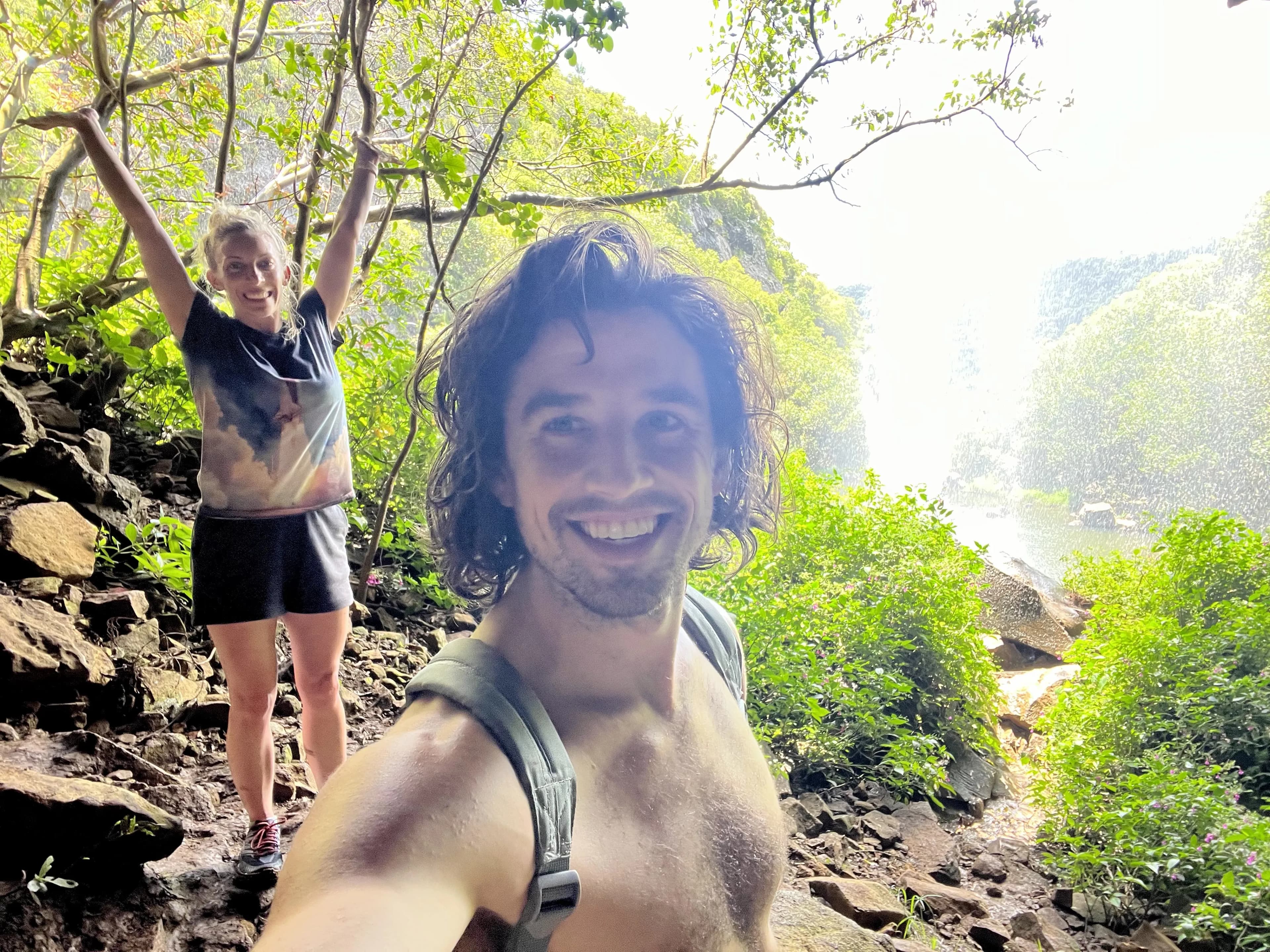 Waterfall exploring!
