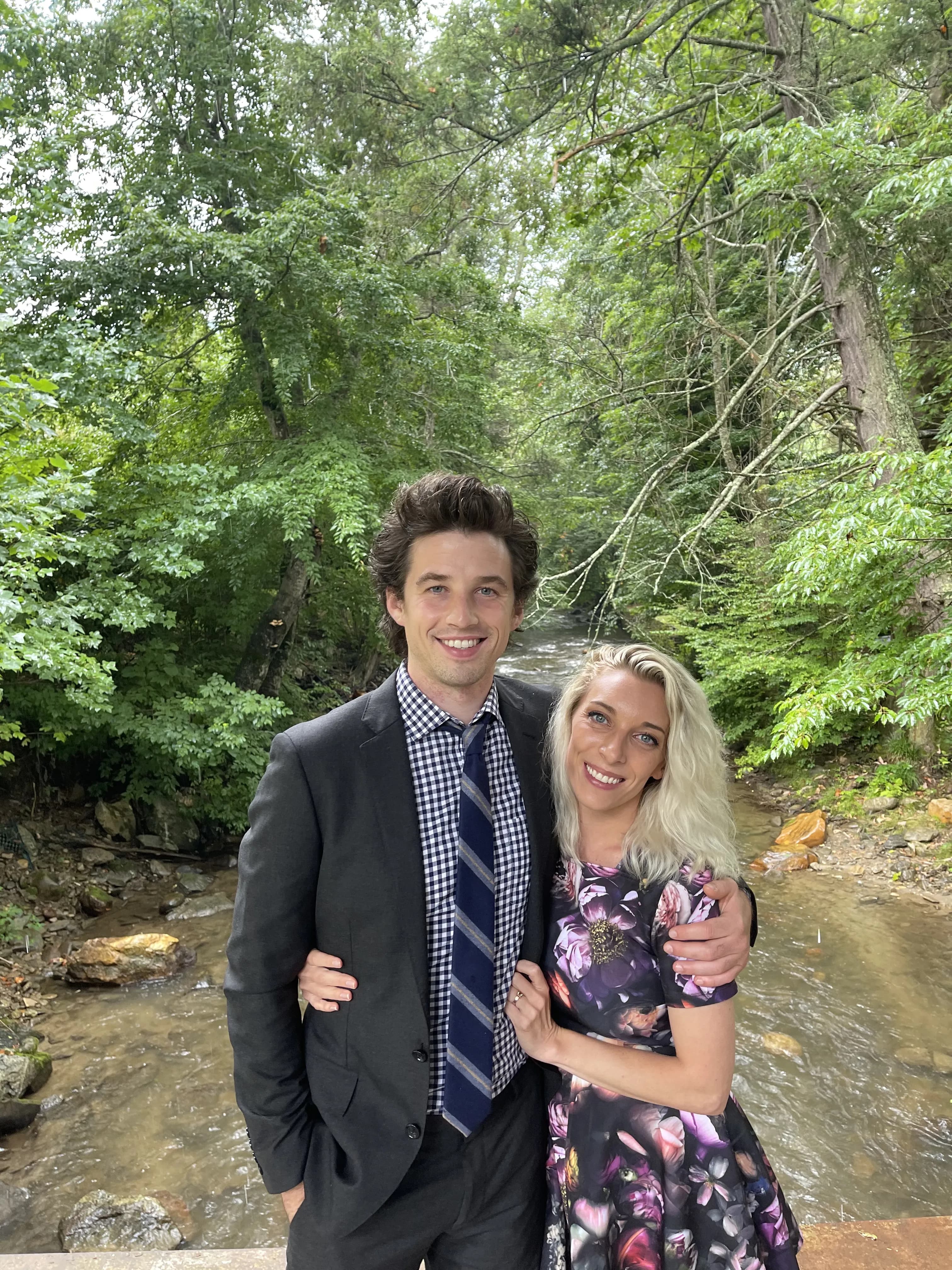 Getting loads of practice for our wedding
